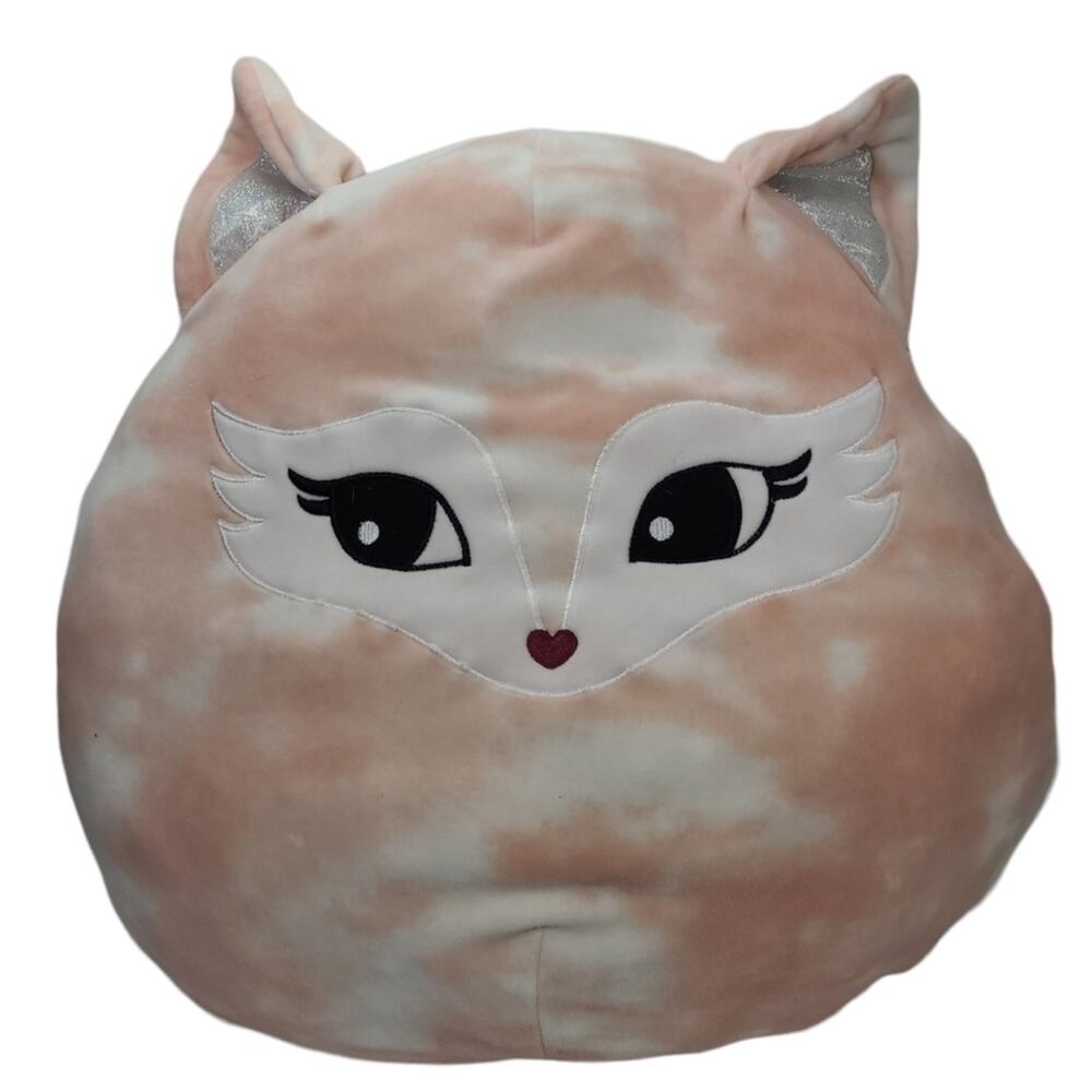 SQUISHMALLOW Justice Autumn the Fox KellyToy Jumbo 16” Pillow Stuffie Plush Toy